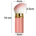 thumbnail image 3 of Set de brochas de maquillaje RN BEAUTY retráctiles Kabuki con funda de aluminio, 3 of 9