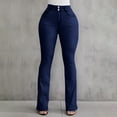 thumbnail image 3 of WILLBEST Jeans Mujer Pantalones Vaqueros de Mujer, de Cintura Alta, Elásticos, Cómodos, Informales, Con Bolsillos, Corte Clásico, Pierna Ajustada a La Moda. Extra Grande, 3 of 4