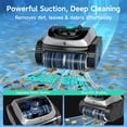 thumbnail image 3 of WYBOT C1 Robotic Pool Cleaner, 4-in-1 Cordless Pool Vacuum for Inground and Above Ground Pools up to 1,614 Sq.ft, 150-Min Runtime, Wall & Waterline Cleaning, 3 of 9