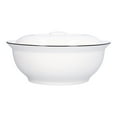 thumbnail image 1 of Spptty Bol à Soupe Rond 1500ml avec Couvercle, Bol de Cuisine en Céramique Blanche, 1 of 8