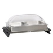 BroilKing  Professional Double Buffet Server with Stainless Base and Rolltop Lid