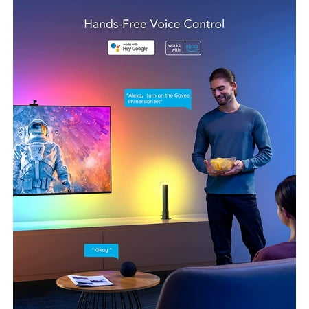 Govee - Dreamview TV Backlights and Light Bar with Camera