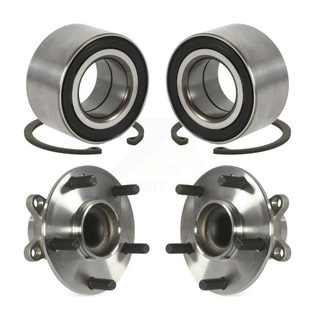Kugel Front Rear Wheel Bearing and Hub Assembly Kit for Car Honda Civic Insight - Left Right Side (Driver Passenger) K70-101608