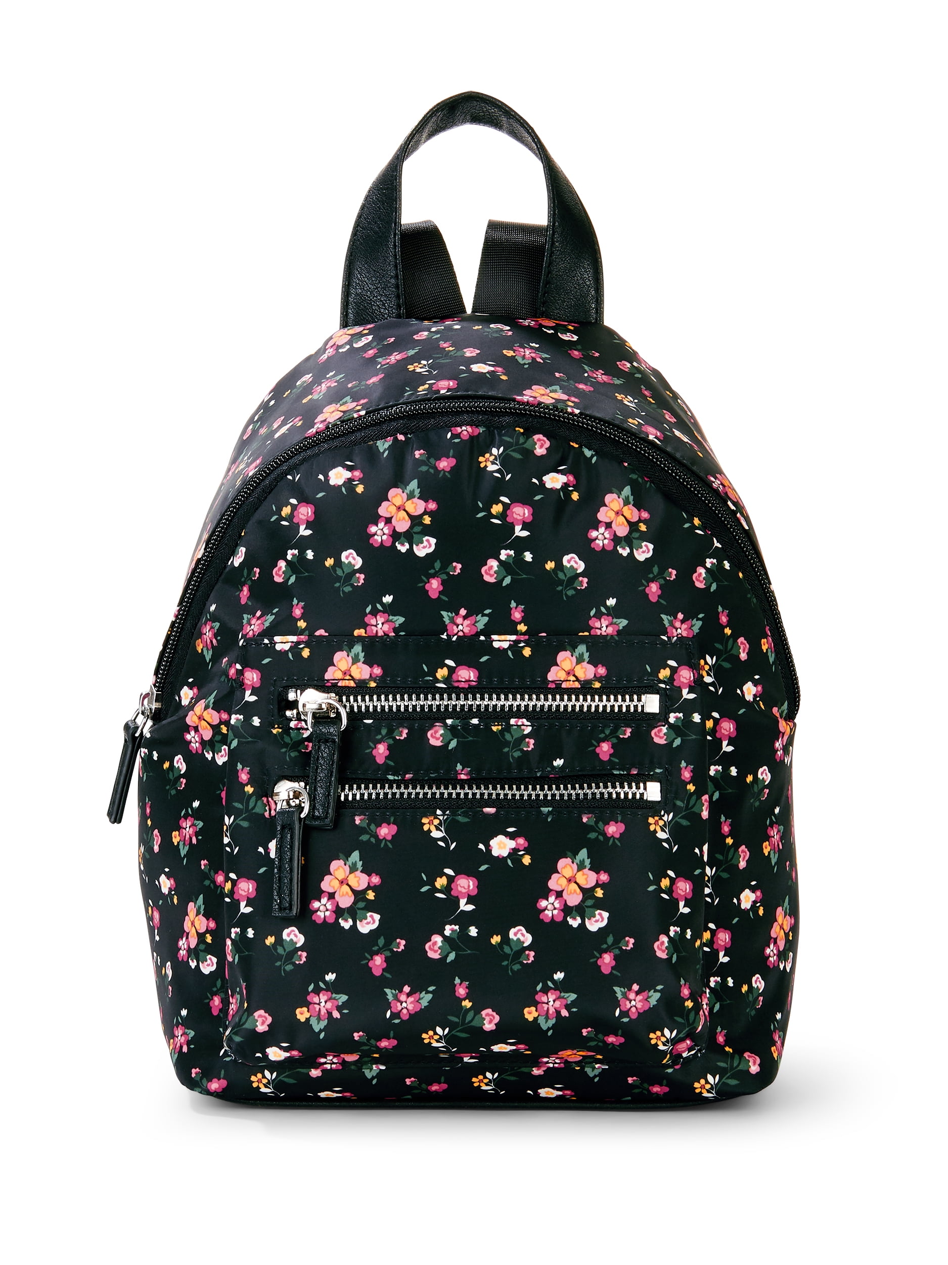 No Boundaries No Boundaries Black Ditsy Floral Nylon Mini Dome