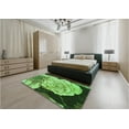thumbnail image 4 of Ahgly Company Indoor Rectangle Patterned Emerald Green Area Rugs, 8' x 10', 4 of 6