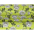 thumbnail image 5 of oneOone Velvet Lime Fabric Leaves & Clover Sewing Material Print Fabric By The Yard 58 Inch Wide, 5 of 7