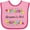 Pink and Fuchsia, variant on Inktastic Grammys Girl Bright Flowers Girls Baby Bib