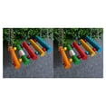 thumbnail image 2 of Greeniant Pájaros mascotas loros escaleras escalada juguete colgando bolas de colores con Natural loro juguetes para Conures periquitos cacatúas color 2piezas Greeniant CBP019767, 2 of 5