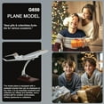 thumbnail image 6 of Gulfstream G650 Resin Model Jet 12.2” Aviation Airliner 1:100-Scale Model Jet Airplane with Stand Adult Collectibles and Decoration, 6 of 6
