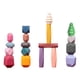 thumbnail image 1 of 18 piezas de equilibrio de madera, piedras apilables, rocas, juegos de clasificación y apilamiento, bloques de construcción para niños, 1 of 9