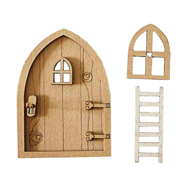 Muebles de puerta para casa de muñecas en miniatura, accesorios de exhibición, modelo de muebles para casa de muñecas Estilo C