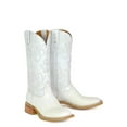 thumbnail image 3 of Women's Tin Haul Wedding Boots with Yes I Do Sole Handcrafted White, 3 of 3