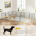 thumbnail image 3 of PawHut Parc pour Chien de 31,5 Po de Hauteur, Parc pour Chiot en Métal Robuste, 3 of 10