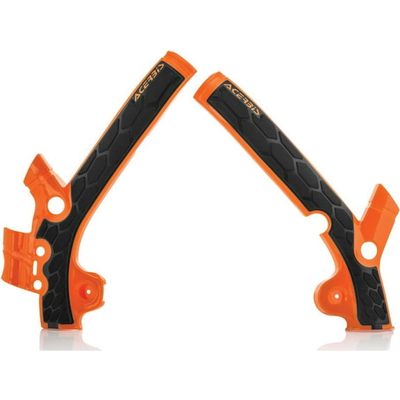Acerbis 2449525225 X-Grip Frame Guard Orange/Black