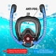 thumbnail image 4 of Máscara de Snorkel de Cara con Doble Tubo, Panorámica de 180°, Antivaho, para Piscina, Talla S/M, 4 of 5