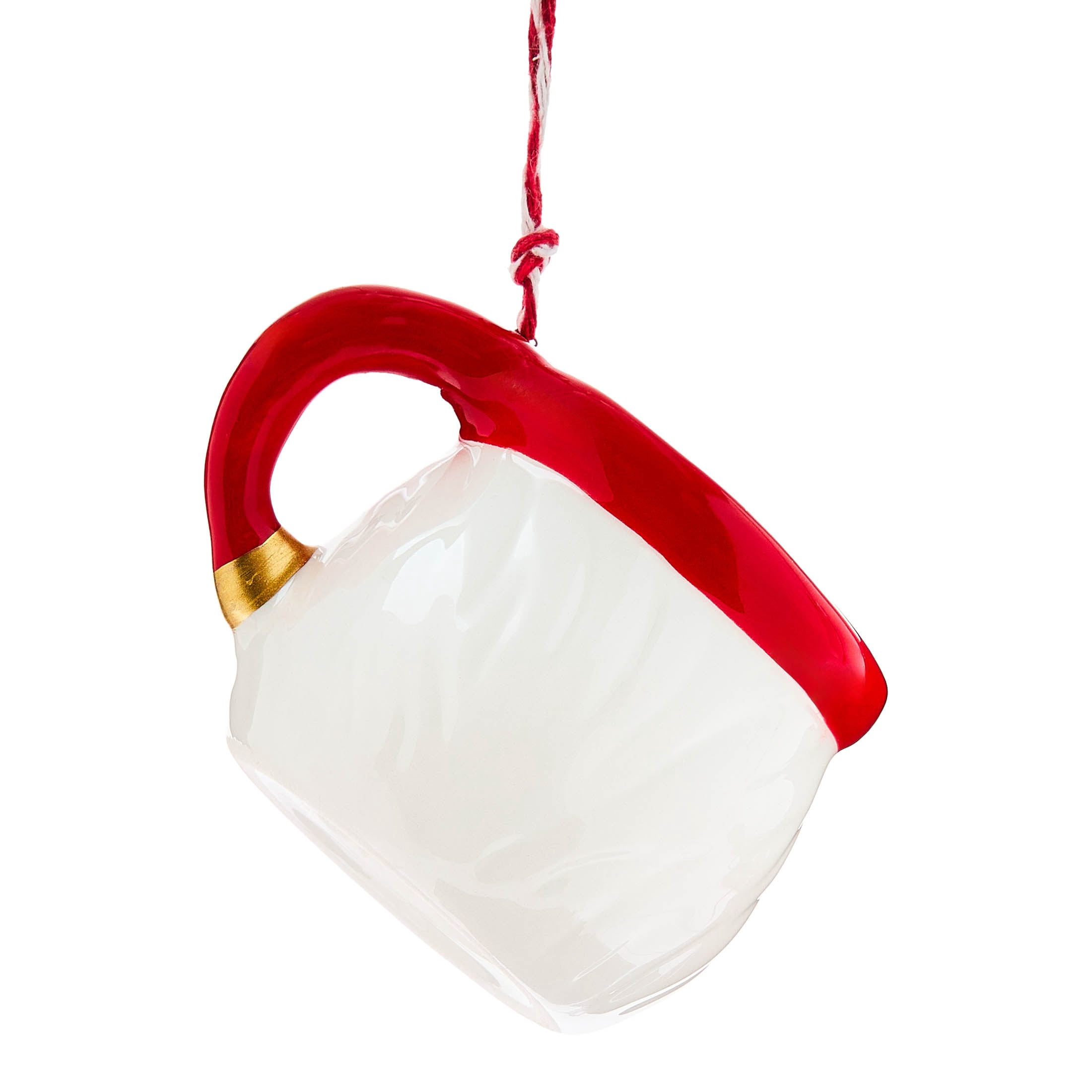 Multicolor Santa Mug Christmas Ornament, 2.5", by Holiday Time