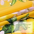 thumbnail image 3 of Ikfashoni Yellow Shower Curtain with Hooks,13pc Waterproof Fabric Bathroom Curtain, 72"X72", 3 of 8