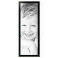 thumbnail image 2 of ArtToFrames 14" x 41" Black Engraved Edges Picture Frame, 14x41 inch Black Wood Poster Frame (WOM-4055), 2 of 8