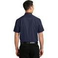 thumbnail image 2 of Port Authority Short Sleeve SuperPro Twill Shirt-L (True Navy), 2 of 6