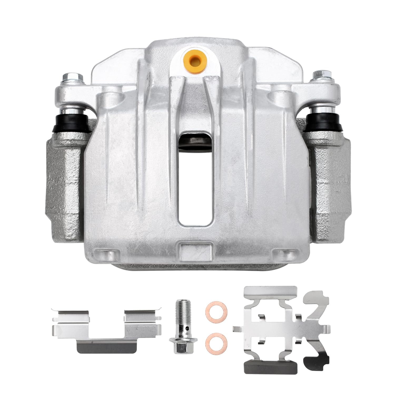 Detroit Axle - 4pc Brake Calipers for Chevy GMC Sierra Silverado Suburban 1500 Yukon Safari Tahoe Astro Disc Brake Calipers w/Brackets Front Rear Replacement