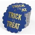 thumbnail image 4 of Inkdotpot Pack Of 50 Trick Or Treat Halloween Favor Paper Tags Craft Real Gold Foil Hang Tags, 4 of 6