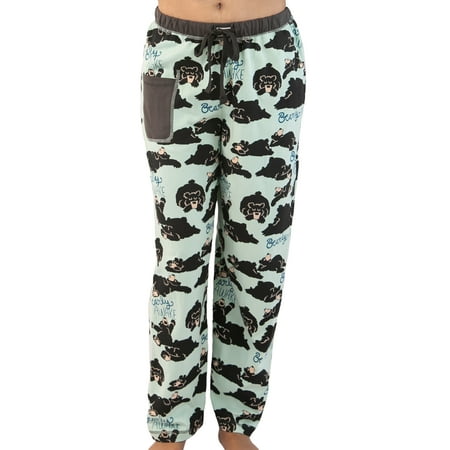 

LazyOne Pajamas for Women Cute Pajama Pants and Top Separates Bearly Awake Animals (X-Small)