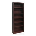 thumbnail image 1 of Pemberly Row 6 Shelf Tall Single Wide Wood Bookcase 30"Wx84"H in Cherry, 1 of 6