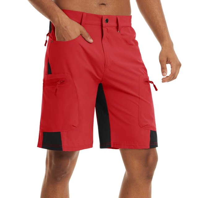 TACVASEN-pantalones cortos para hombre, Shorts de secado rápido hasta la rodilla, para senderismo, pesca, correr, ligeros, con múltiples bolsillos, para entrenamiento Fivean unisex