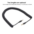 thumbnail image 2 of Audio Line Spring Coil 3.5mm Aux Cable Stereo Audio Auxiliary Cord, 2 of 7