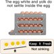 thumbnail image 3 of Bandeja para huevos con ruedas automática para dispensador de huevos, ahorra espacio en el refrigerador, tiene capacidad para 28 huevos simultáneamente, funciona en el refrigerador, la cocina, los, 3 of 7
