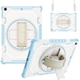 thumbnail image 1 of Étui pour Nouvel iPad Mini 5 /Mini 4 (5e/4e Génération 7.9 Pouces), Étui de Protection Robuste avec Sangle Rotative à 360° et Support pour Enfants Garçons Filles, 1 of 7