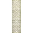 thumbnail image 2 of JONATHAN Y SANTA MONICA 2 x 8 Runner Rug, Madrid Vintage Filigree Textured Weave - Green/Cream, SMB107H-28, 2 of 9