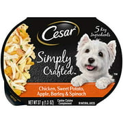 CESAR SIMPLY CRAFTED Adult Soft Wet Dog Food Meal Topper