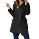 thumbnail image 1 of Abrigo Trench Windbreaker INSPIRE CHIC para mujer, chaqueta impermeable con capucha ligera, color negro, 1 of 6