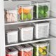 thumbnail image 3 of Double Layer Storage Case with Lid Food Grade Drain Basket Storage Box for Kitchen & Dining Gadgets, 3 of 5