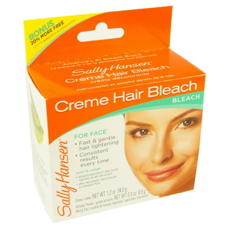 6 Pack Sally Hansen Creme Hair Bleach For Face Sh2000 Walmart