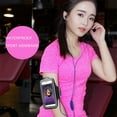 thumbnail image 4 of 6 inch Waterproof Sport Gym Running Armband for iPhone Sports Running Arm Band Cell Phone Holder Pouch Case (PURPLE), 4 of 6