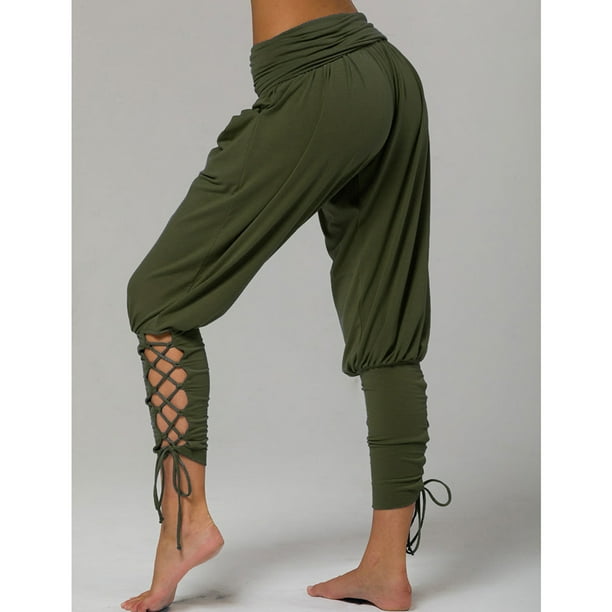 HAWEE Women's High Waisted Yoga Pants 7/8 Length Loose Workout