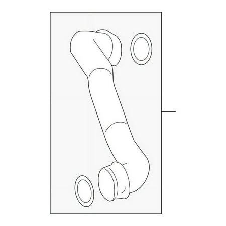Genuine OE Mercedes-Benz Upper Hose - 212-501-13-82