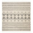 thumbnail image 2 of SAFAVIEH Marrakesh Summer Southwestern Fringe Area Rug, Ivory/Navy, 6'7" x 6'7" Square, 2 of 9