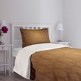 thumbnail image 5 of Ambesonne Tan Quilted Bedspread Set 2 Pcs, Antique Damask Royal Aged, Twin Size, Brown Tan, 5 of 6