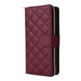 thumbnail image 6 of for iPhone 11 Wallet Case, Multi-Functional Zipper Purse Case, with Flip Stand Card Holder PU Leather Phone Cover with Lanyard & Wrist Strap for iPhone 11, Winered, 6 of 9