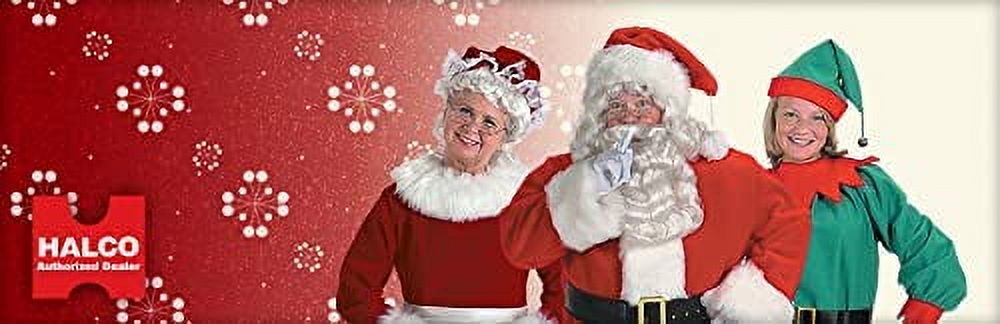 Halco Womens Mrs Claus Apron - One Size Fits Most