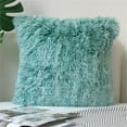 thumbnail image 2 of xiaxaixu Cushion Cover Soft Solid Color Zipper Closure Square Plush Pillow Case, 2 of 3