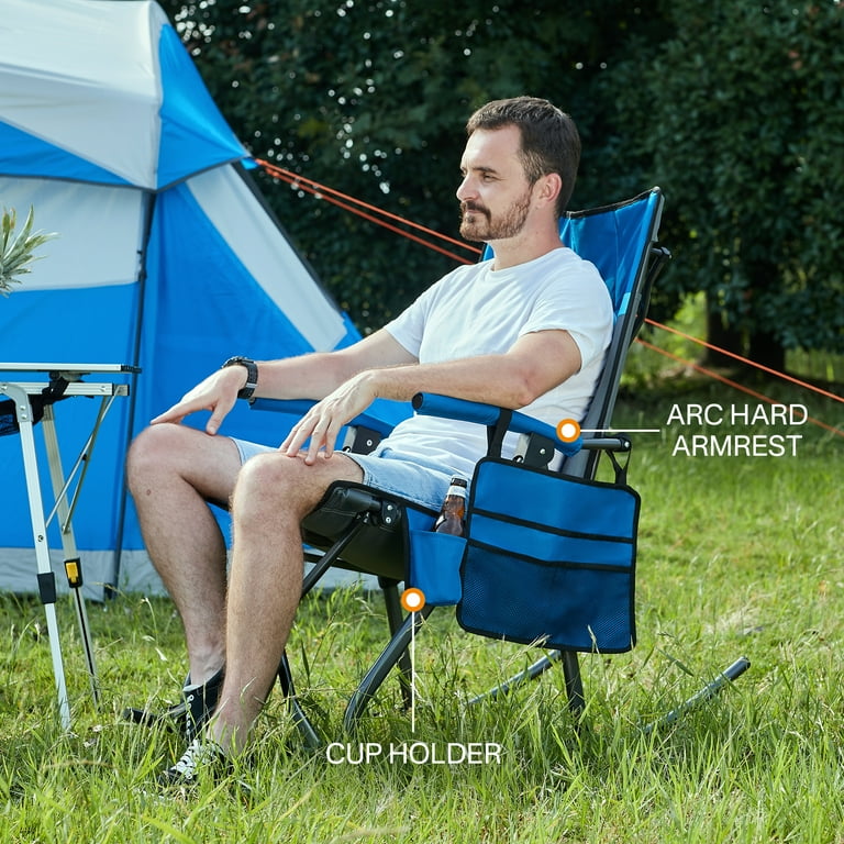 Cup Holder Portal Easy Portable Lightweight Folding Camp Chair