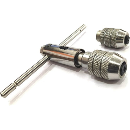 

Assorts Ratchet Type Tap Wrench with Interchangeable Heads Set Capacities 1/8 to 1/4 & 1/4 to 1/2