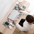 thumbnail image 3 of Long Mouse Pads for Desk,Pioneer Flower Floral Print Pattern Desk Mats on Top Of Desks, Desk Mouse Pad Extra Large with 3mm Non-Slip Base and Stitched Edge for Gaming,Office,Work,Home 31.5"x11.8", 3 of 6