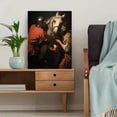 thumbnail image 5 of Caravaggio The Healing of the Cripple Canvas Print Wall Art Painting, Decor for Living Room Bedroom Dining Room Office Hallway Study Cafe Hotel, 5 of 8