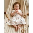 thumbnail image 4 of Yuemengxuan Toddler Little Girls Aline Tank Dress Tie Shoulder Sleeveless Dot Print Party Dress, 4 of 9