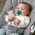 thumbnail image 2 of Chicco Pocket Buddies Soft Pacifier Lovey, Blue Bear, New, 2 of 5